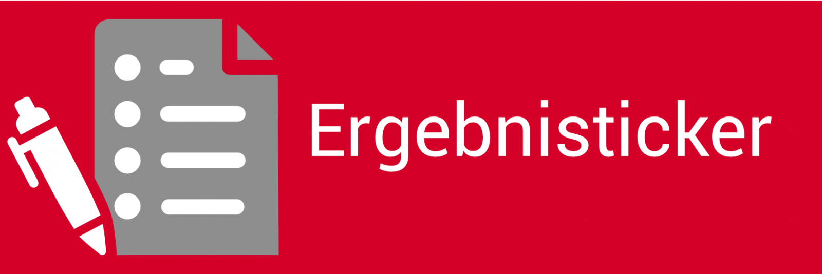 Ergebnisticker