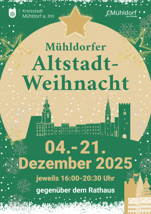 Altstadtweihnacht 2025: Plakat
